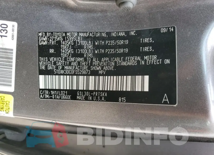 5TDXK3DC0FS529873 Photo# 13