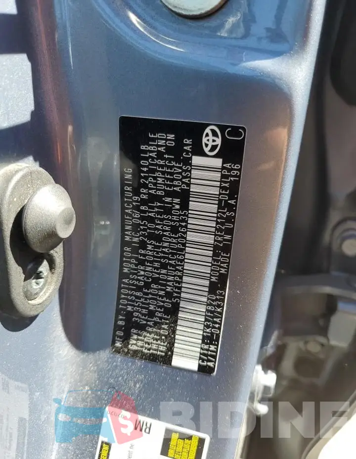 5YFEPRAE6LP026435 Photo# 12