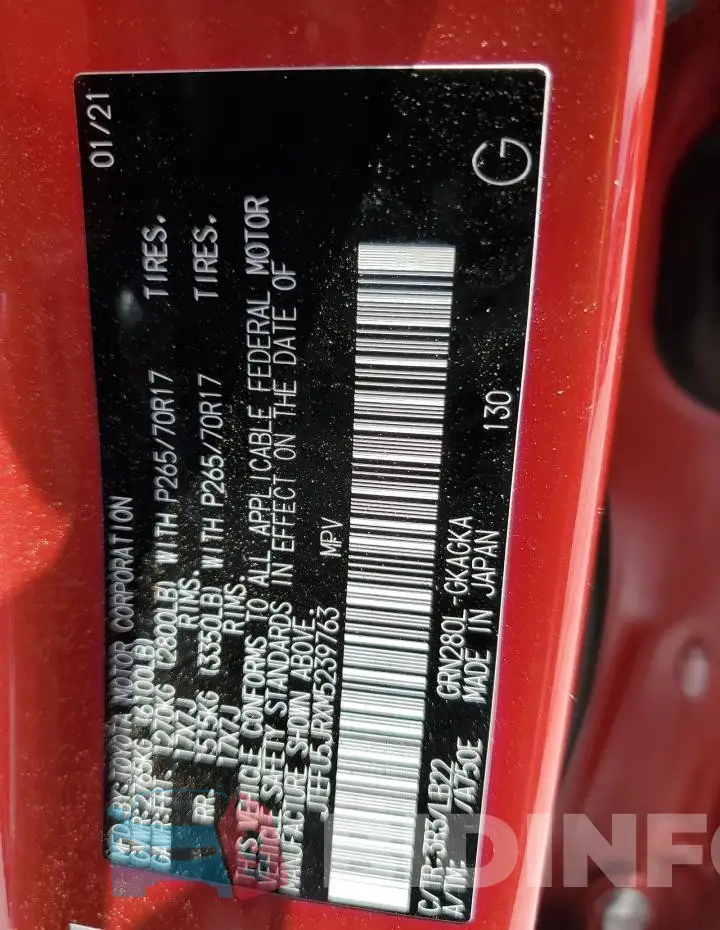 JTEFU5JRXM5239763 Photo# 13