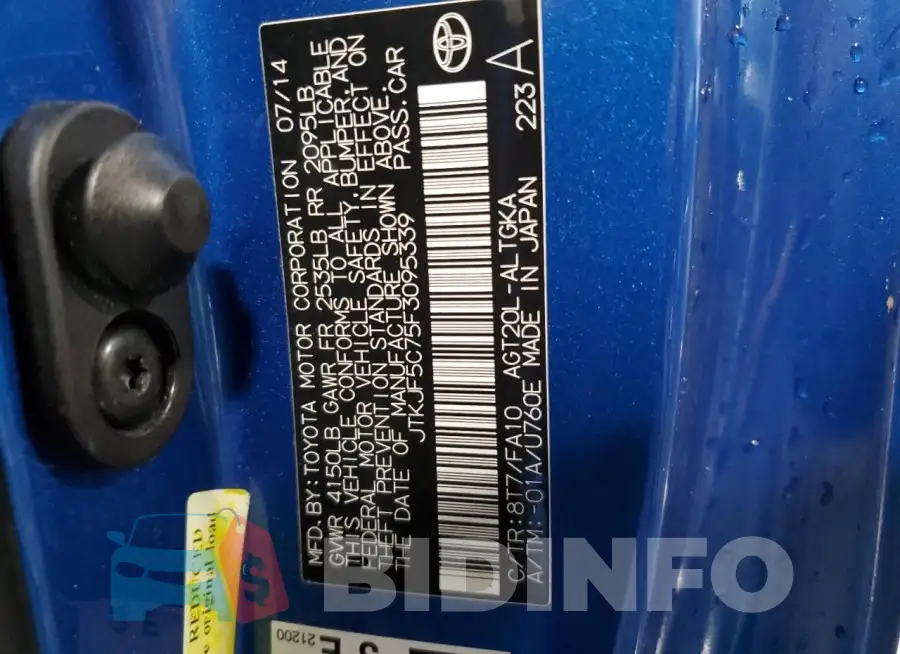 JTKJF5C75F3095339 Photo# 12