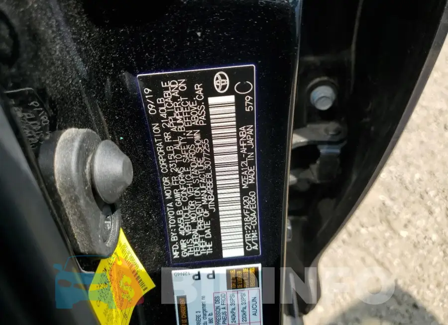 JTNB4RBE8L3077255 Photo# 12