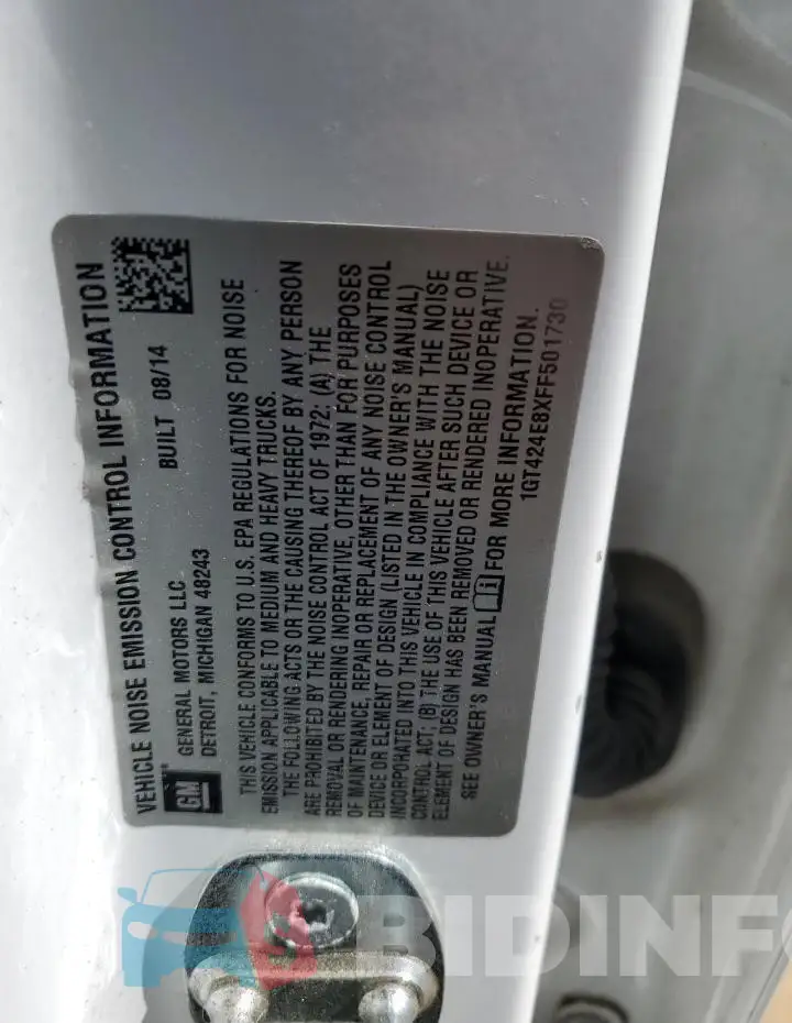 1GT424E8XFF501730 Photo# 12