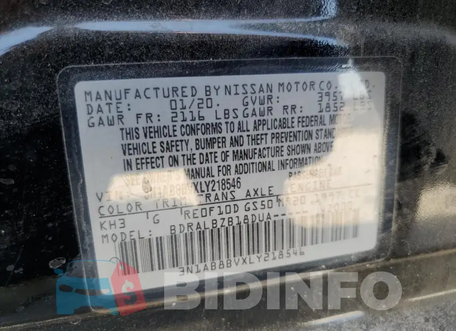 3N1AB8BVXLY218546 Photo# 13