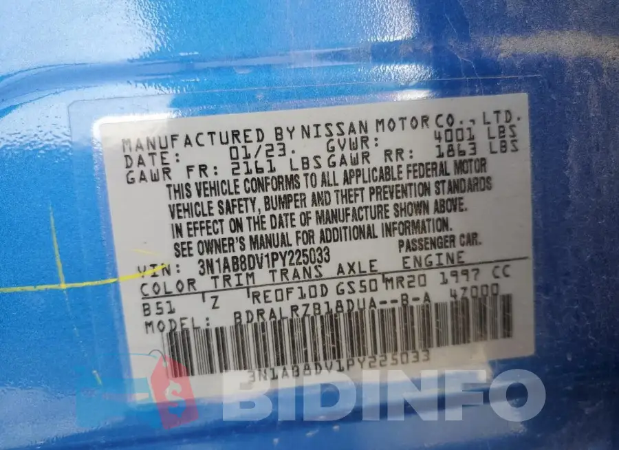 3N1AB8DV1PY225033 Photo# 13