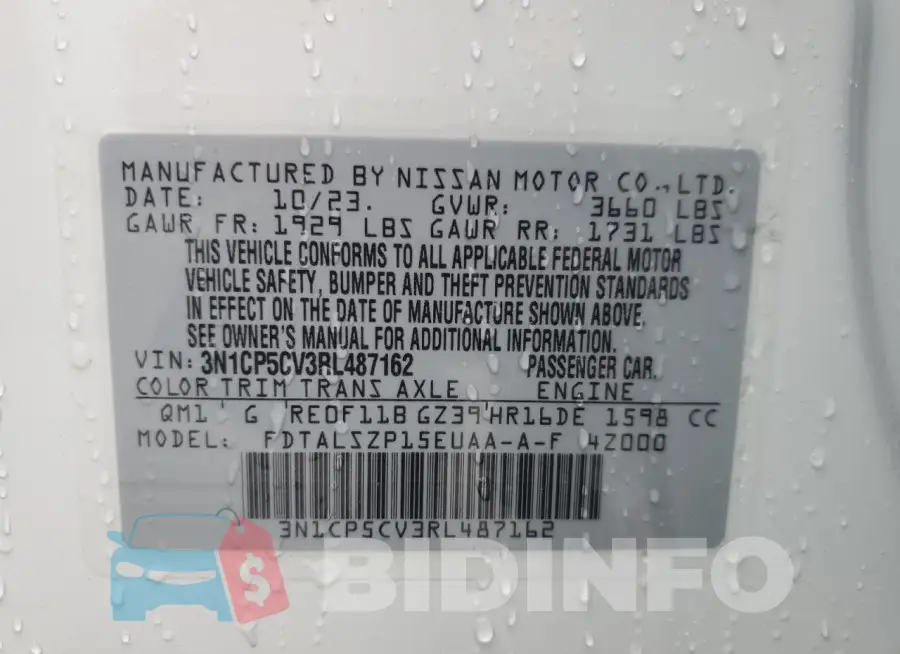 3N1CP5CV3RL487162 Photo# 13