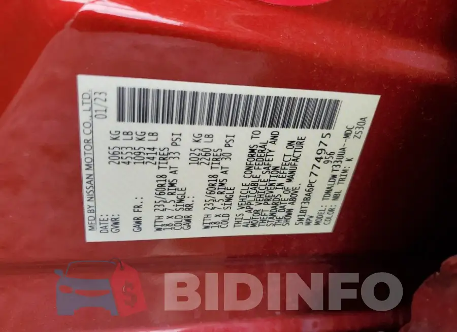 5N1BT3BA6PC774975 Photo# 13