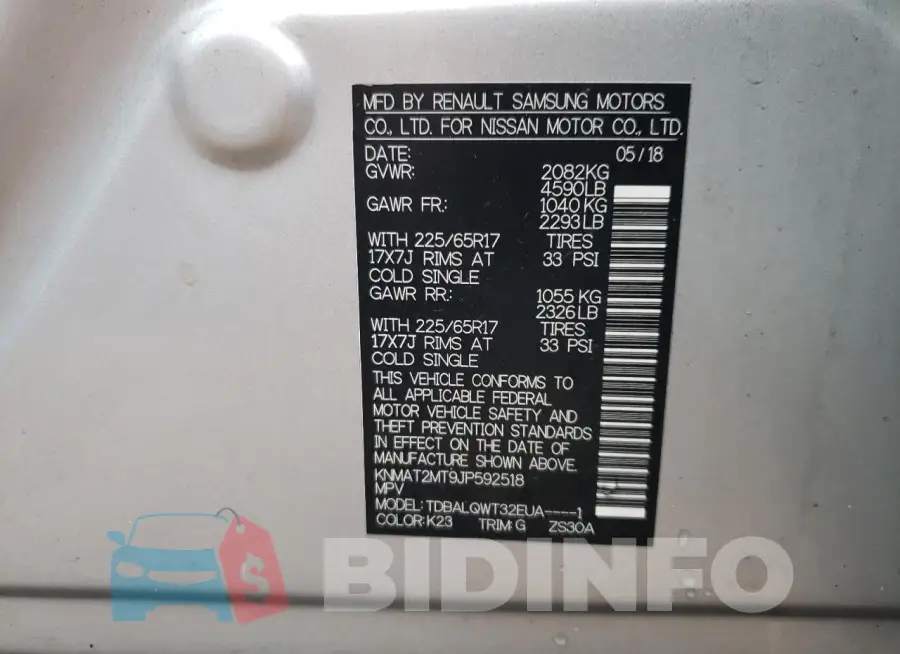 KNMAT2MT9JP592518 Photo# 14