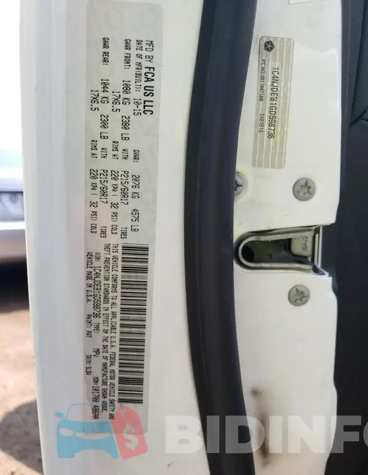 1C4NJDEB1GD598736 Photo# 13