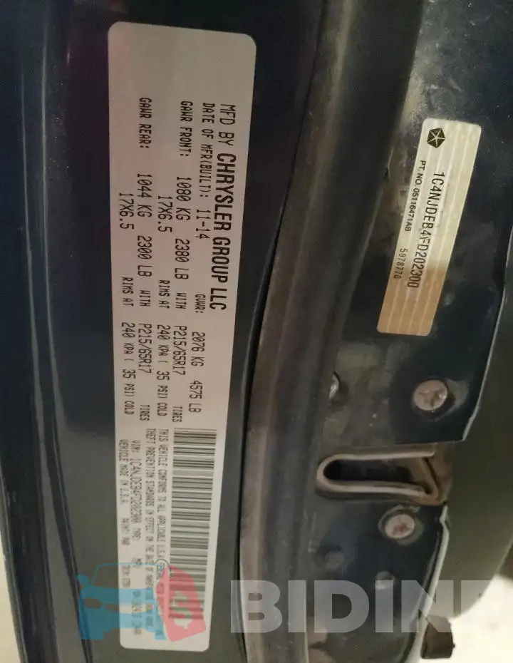 1C4NJDEB4FD202300 Photo# 13