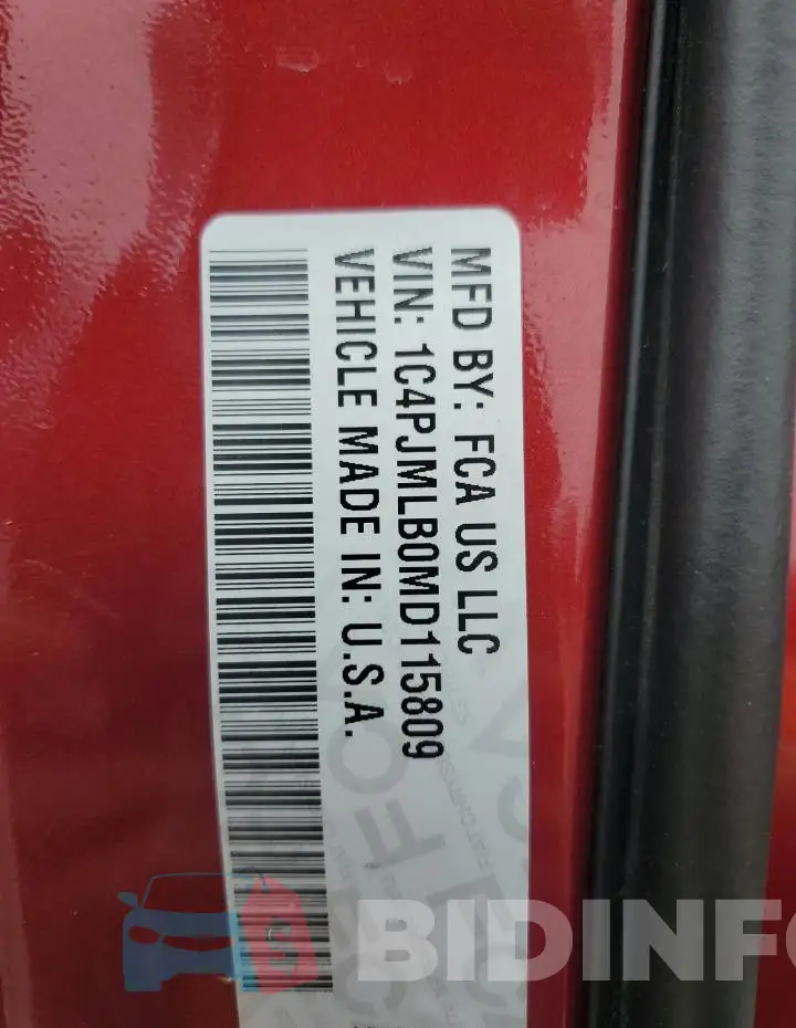 1C4PJMLB0MD115809 Photo# 13