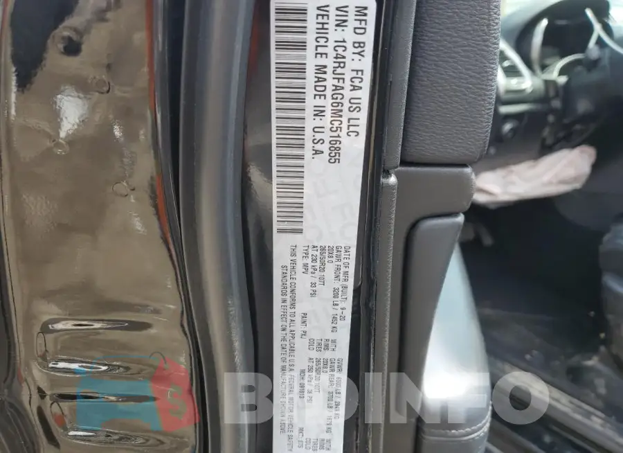 1C4RJFAG6MC516855 Photo# 13