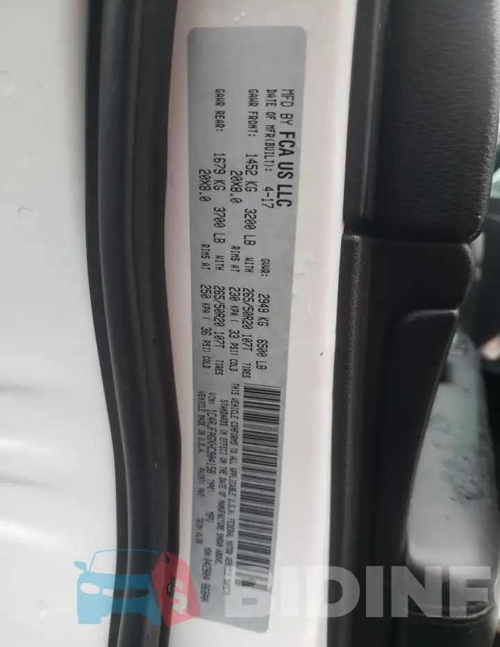 1C4RJFAGXHC904158 Photo# 12