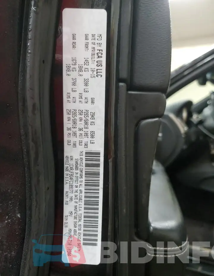 1C4RJFBG4FC189177 Photo# 13