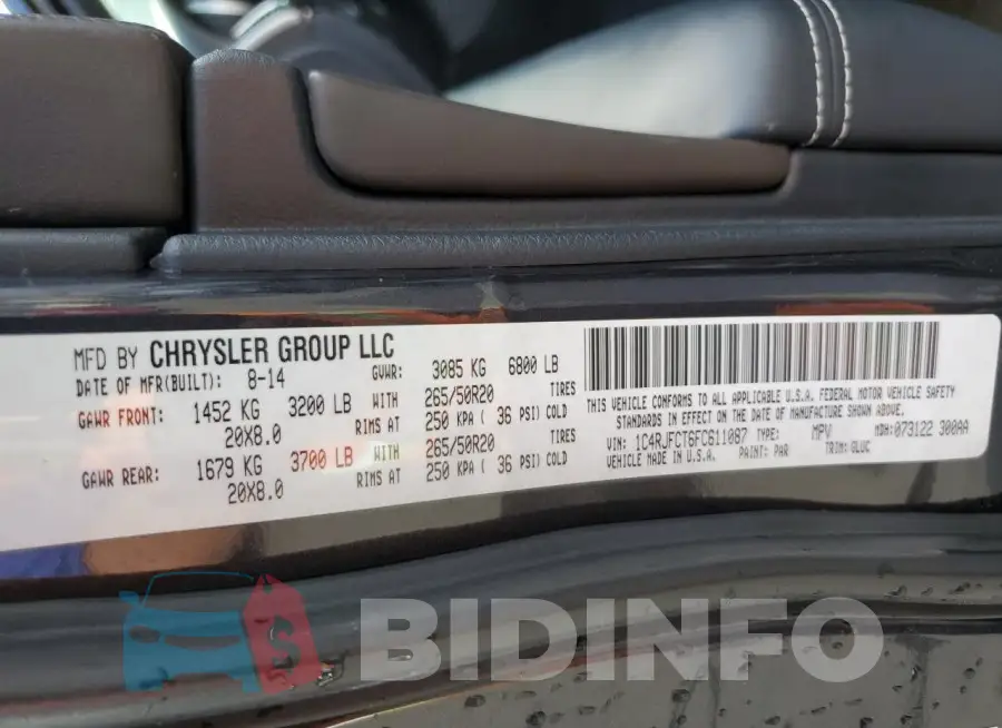 1C4RJFCT6FC611087 Photo# 13