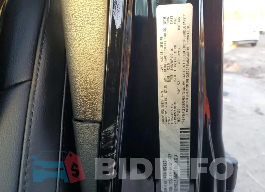 1C6JJTBG7PL510777 Photo# 12