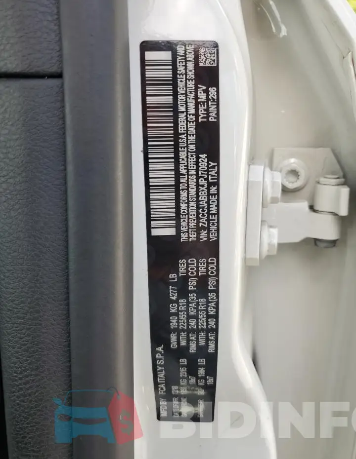 ZACCJABBXJPJ70924 Photo# 14