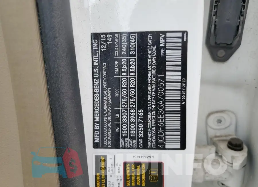 4JGDF6EE3GA700571 Photo# 13