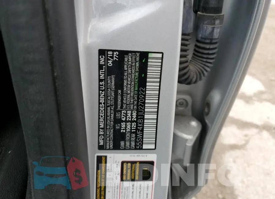 55SWF4KB1JU270922 Photo# 12