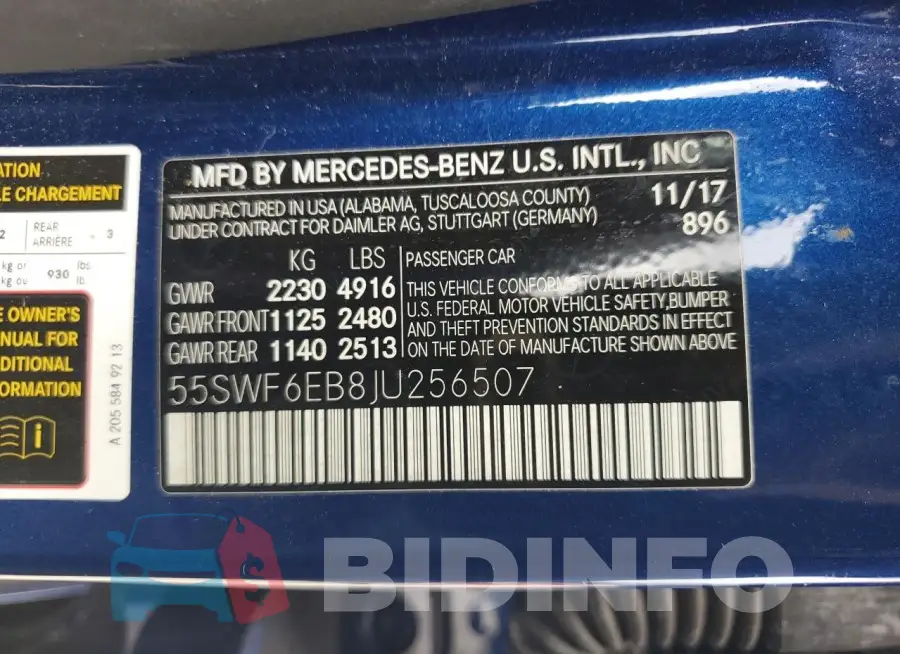 55SWF6EB8JU256507 Photo# 13