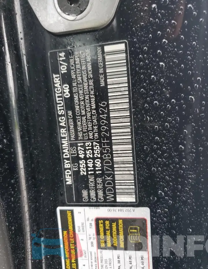 WDDKJ7DB5FF299426 Photo# 13
