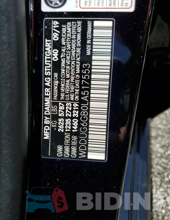 WDDUG6GB0LA517553 Photo# 13
