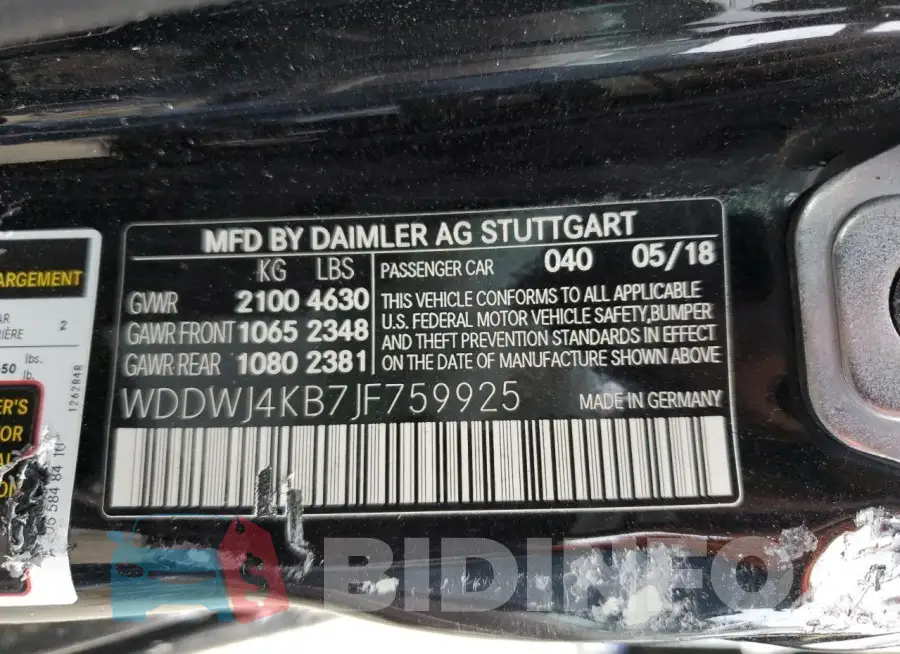 WDDWJ4KB7JF759925 Photo# 12