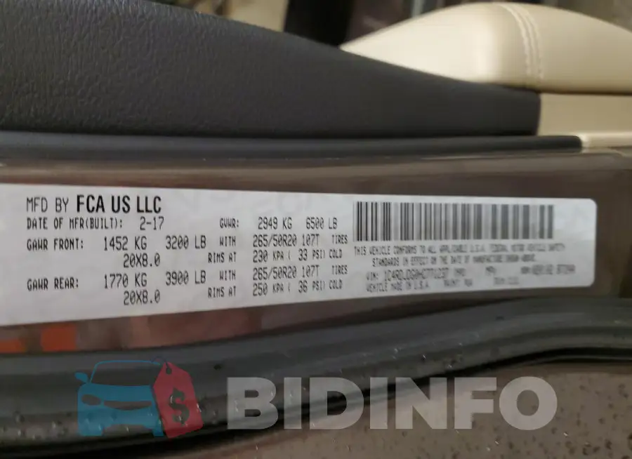 1C4RDJDG0HC771237 Photo# 14