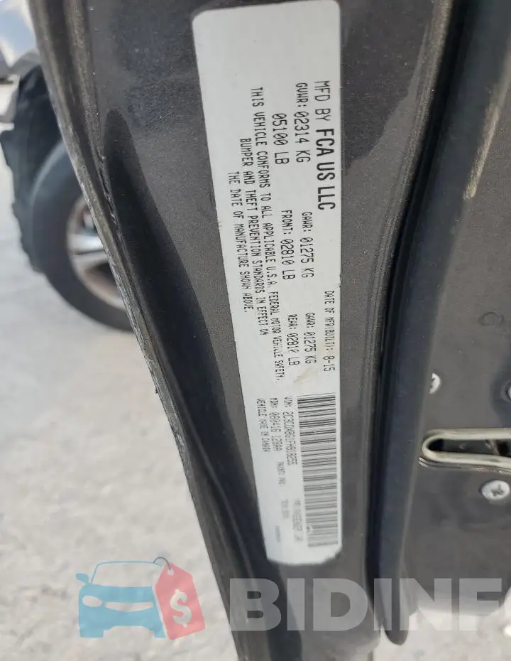 2C3CDXBG1FH918255 Photo# 13