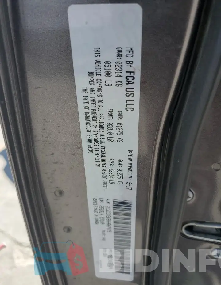 2C3CDXBG6HH642075 Photo# 13