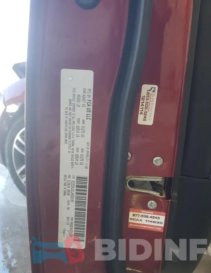 2C3CDXJG1JH222103 Photo# 12