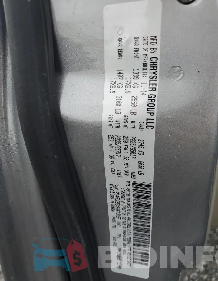 2C4RDGBGXFR613157 Photo# 13