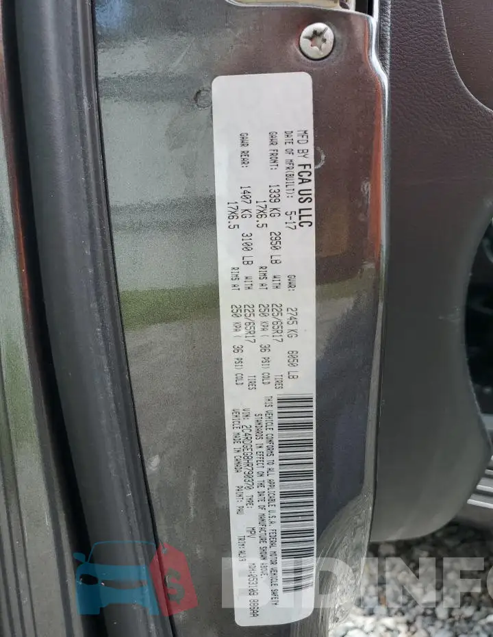 2C4RDGEG8HR790370 Photo# 13