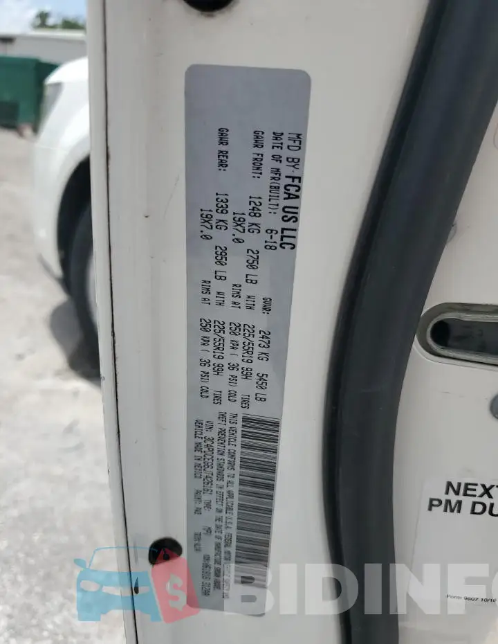 3C4PDCEG6JT426161 Photo# 13