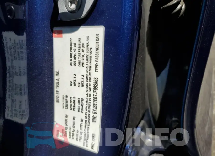 5YJ3E1EB7JF092063 Photo# 12