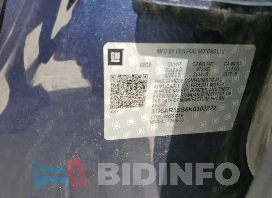 1G6AR5SS6K0102222 Photo# 12