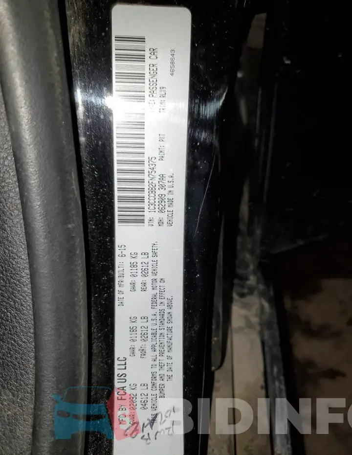 1C3CCCBB2FN754375 Photo# 12