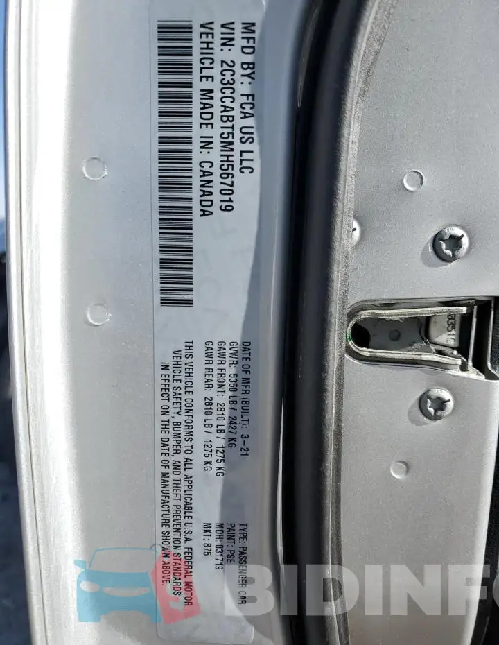 2C3CCABT5MH567019 Photo# 12