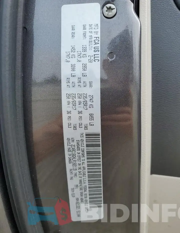 2C4RC1BGXLR182119 Photo# 13