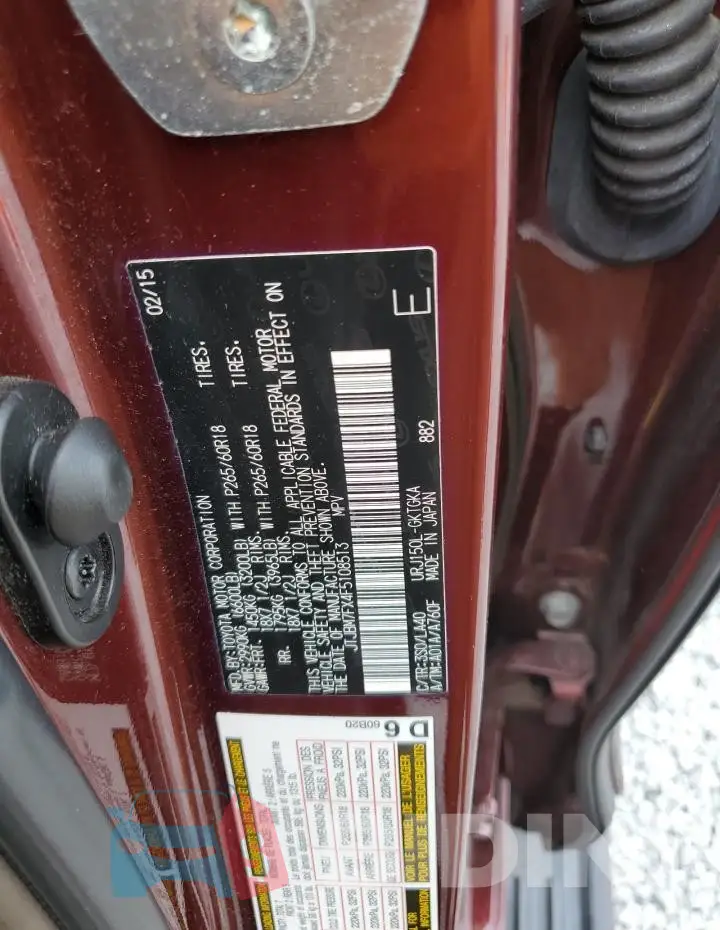JTJBM7FX4F5108513 Photo# 13