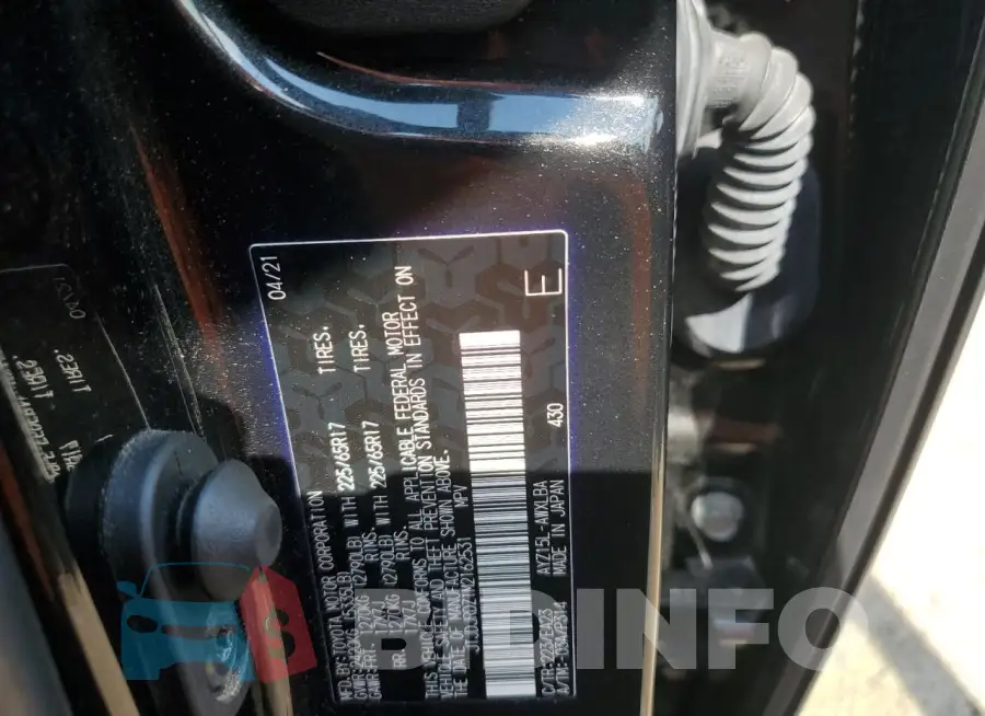 JTJDJRDZ1M2162531 Photo# 12