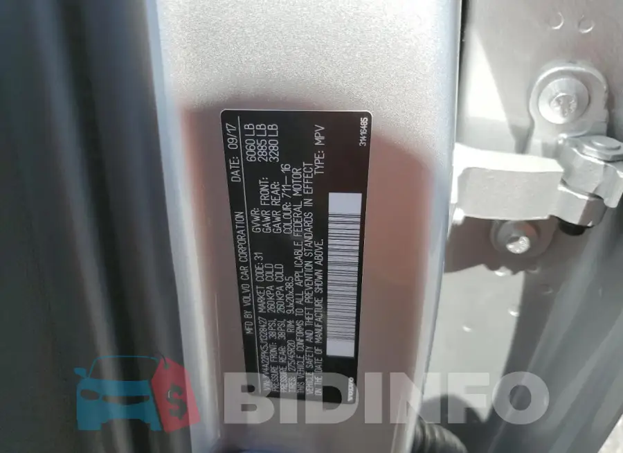 YV4A22PK5J1328427 Photo# 12