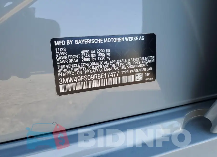 3MW49FS09R8E17477 Photo# 13