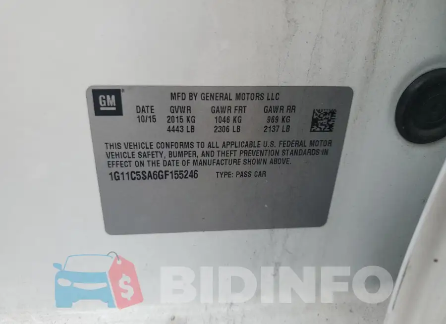 1G11C5SA6GF155246 Photo# 12