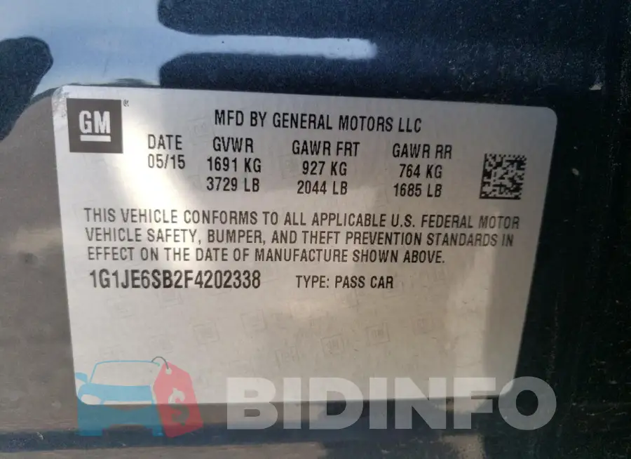 1G1JE6SB2F4202338 Photo# 12
