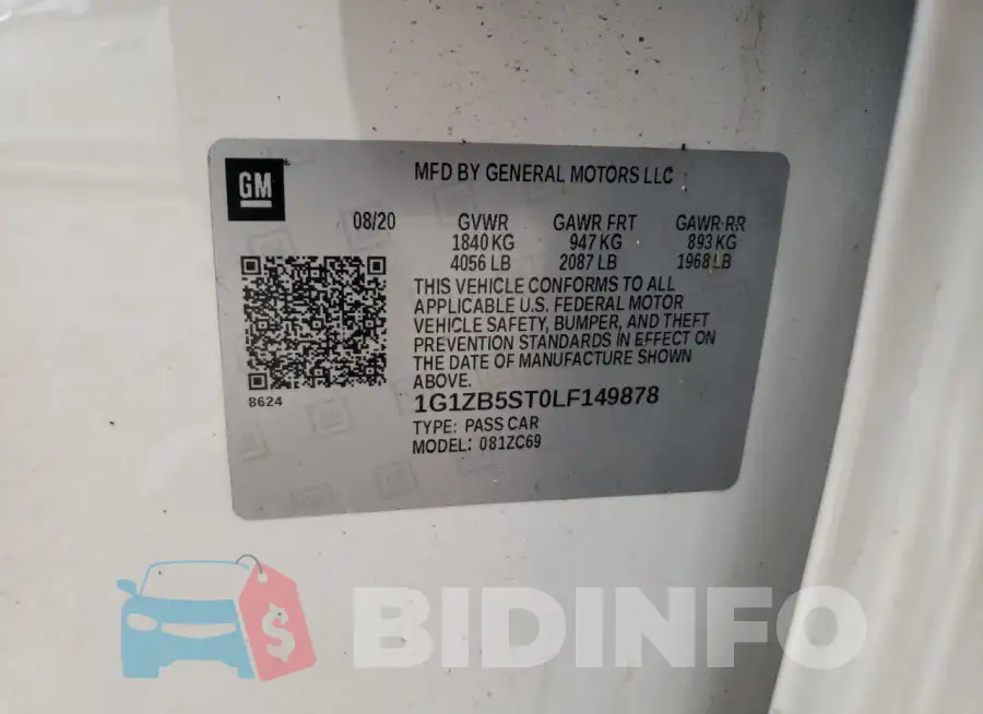 1G1ZB5ST0LF149878 Photo# 12