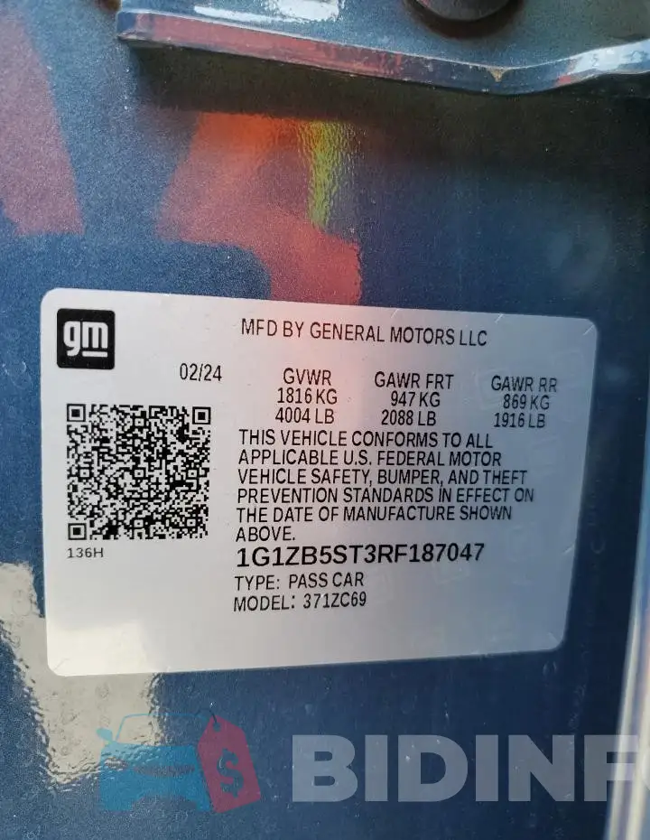 1G1ZB5ST3RF187047 Photo# 12