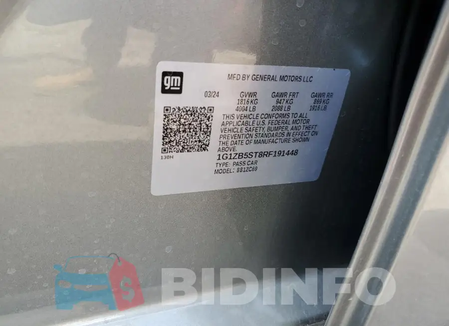 1G1ZB5ST8RF191448 Photo# 12