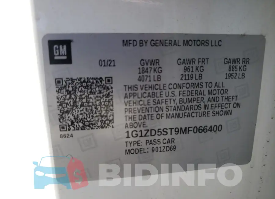 1G1ZD5ST9MF066400 Photo# 13