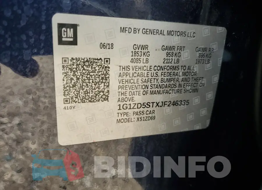 1G1ZD5STXJF246335 Photo# 12