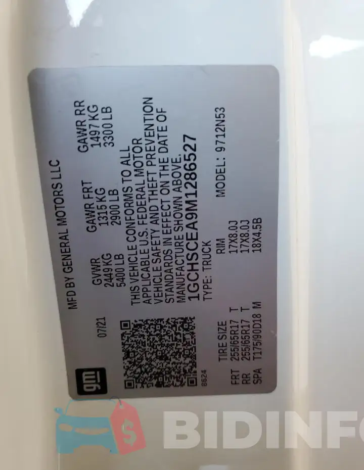 1GCHSCEA9M1286527 Photo# 13